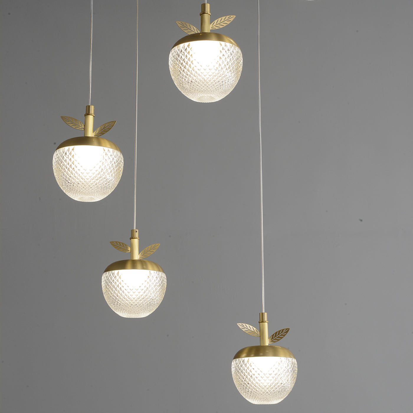 Creative apple rectangle chandelier