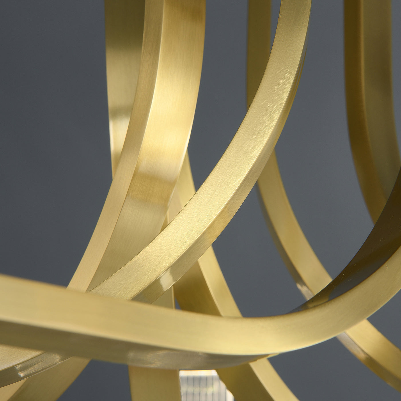 Gold Line Double Layer Mordern style Chandelier