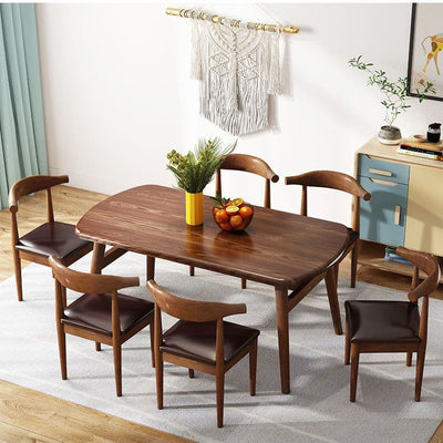 Solid wood dining combination