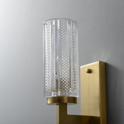 Transparent Glass Wall Sconce