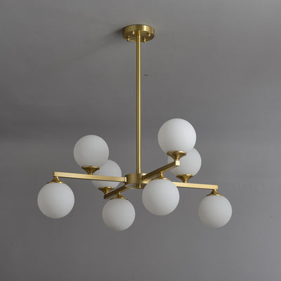 8-Lights Ball Chandelier