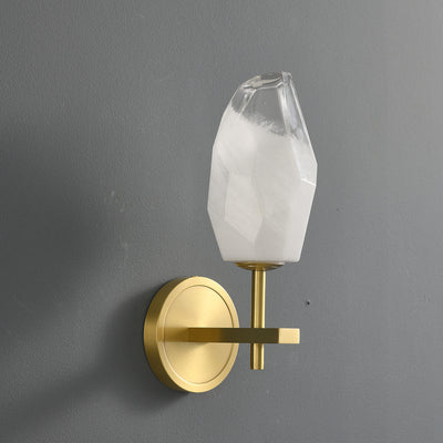 Lily glass Wall Sconce