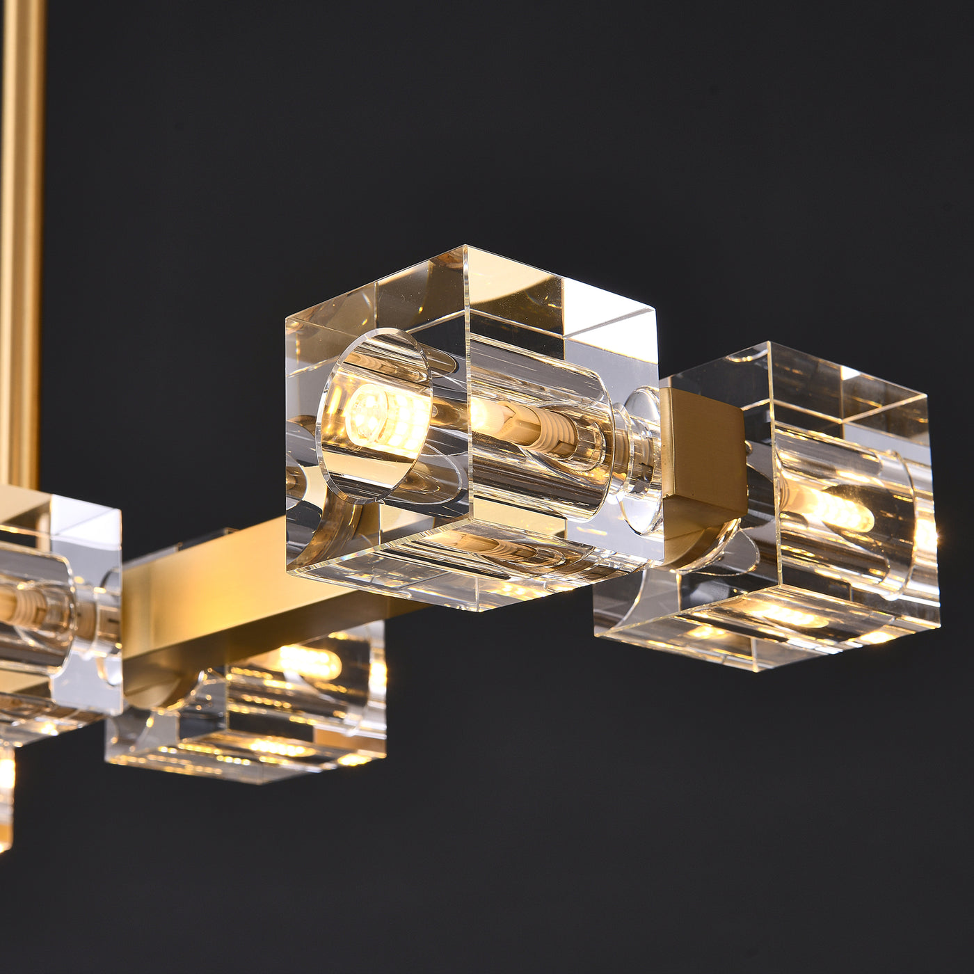 Symmetry Cube Crystal Chandelier