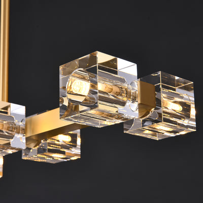 Symmetry Cube Crystal Chandelier