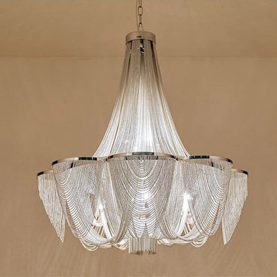 Aluminum Chain Chandelier
