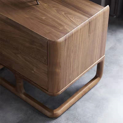 Solid wood bedside cabinet