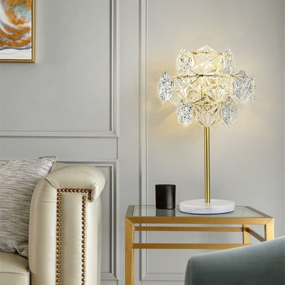 Postmodern transparent crystal lamp