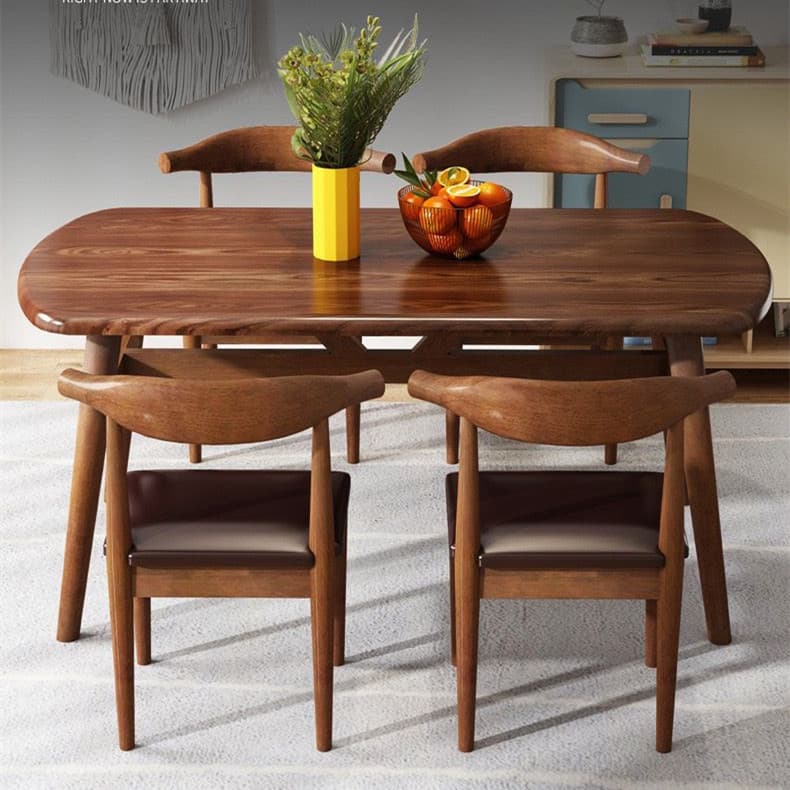 Solid wood dining combination