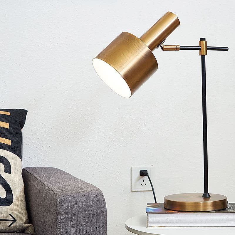 All Copper Linear Desk Lamp