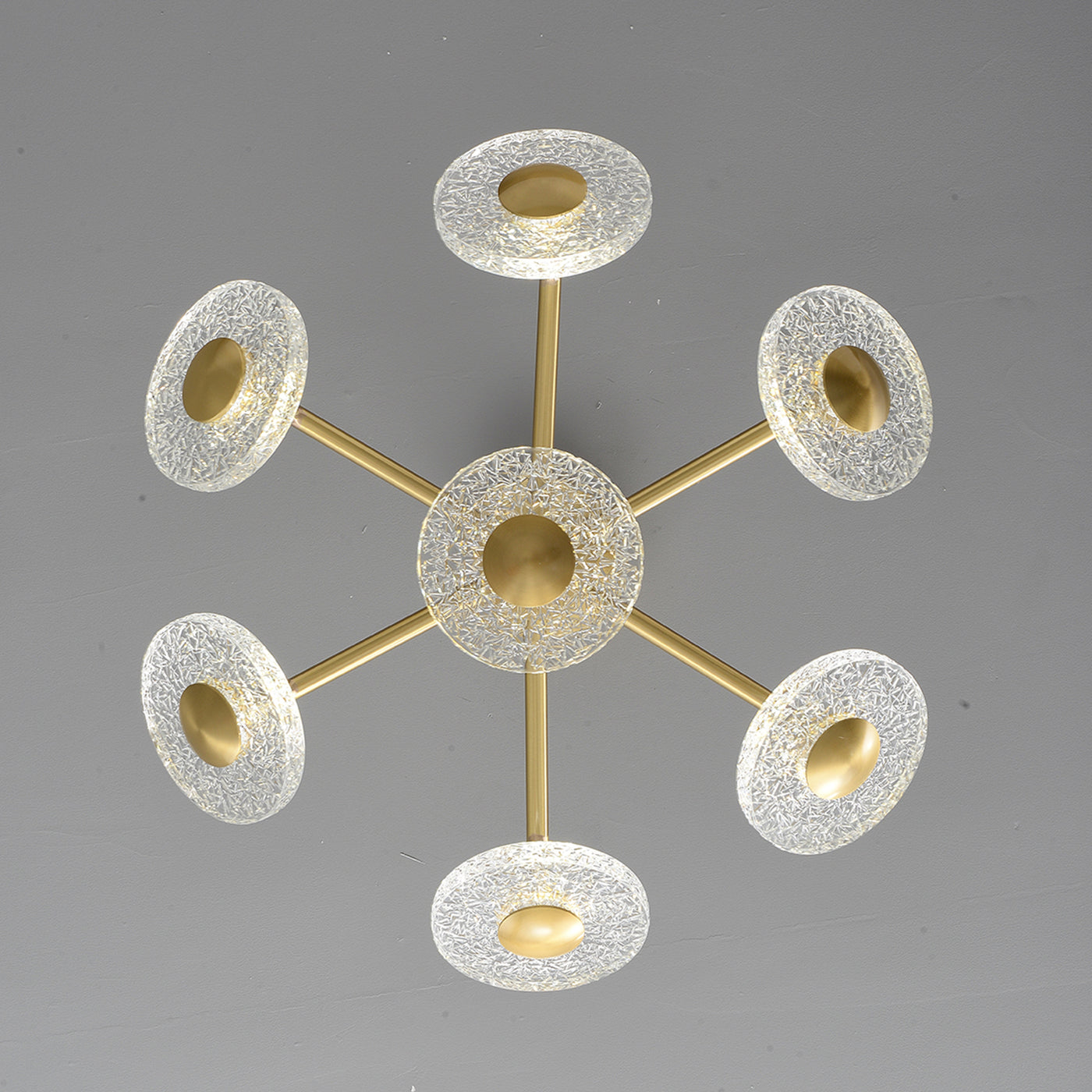 Creative disc chandelier