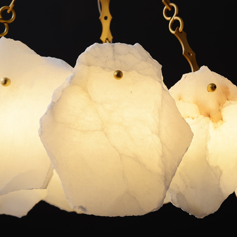 Marble Snowflake Chandelier