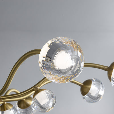 Multi ball chandelier