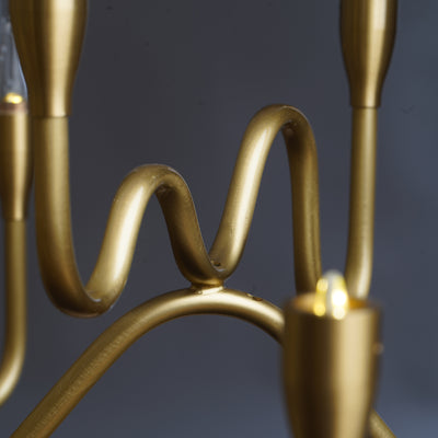 Creative Arrow Copper Postmodern Luxury Chandelier