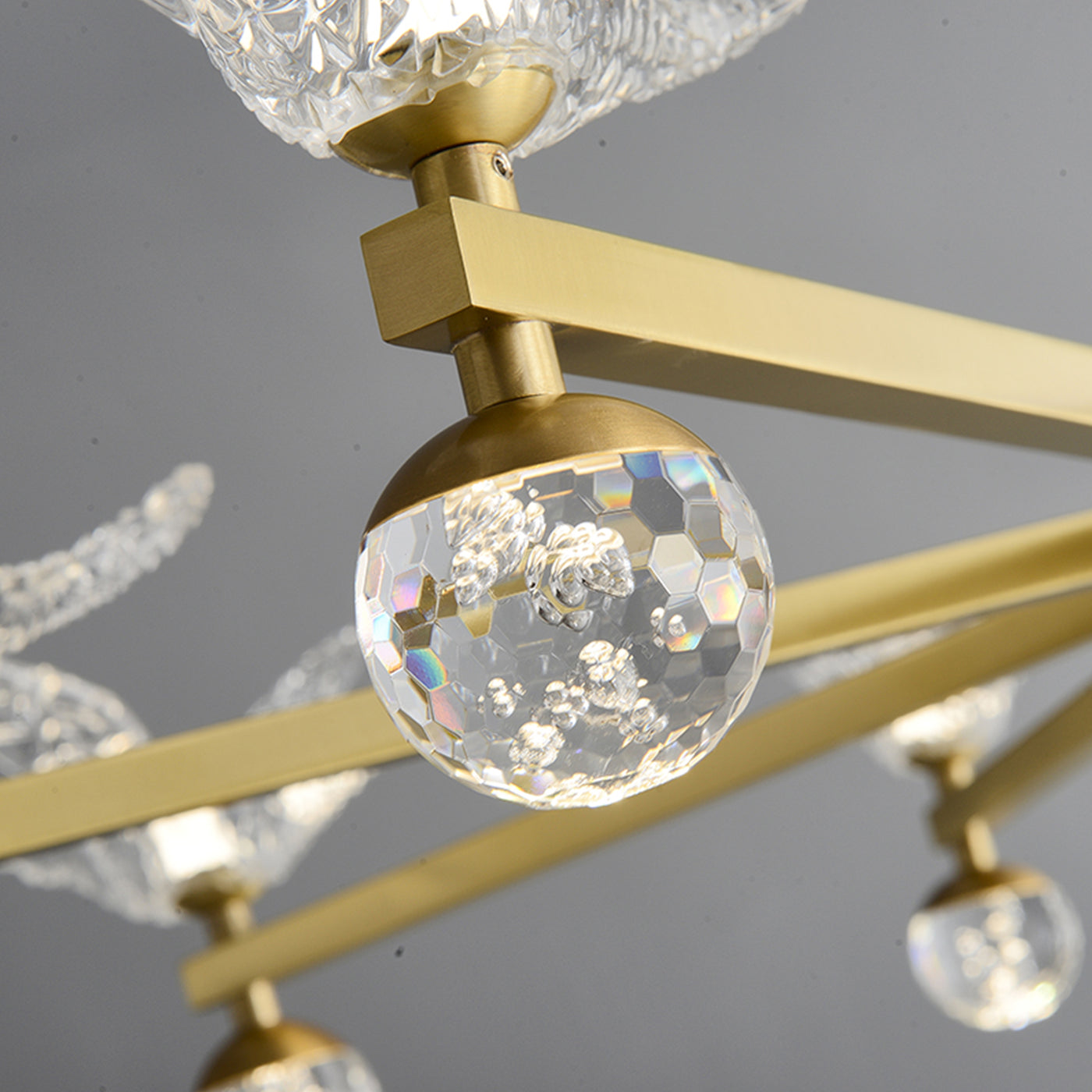 Multi birds chandelier
