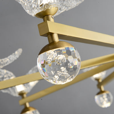 Multi birds chandelier