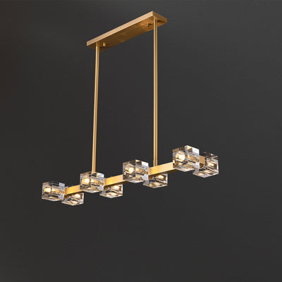 Symmetry Cube Crystal Chandelier