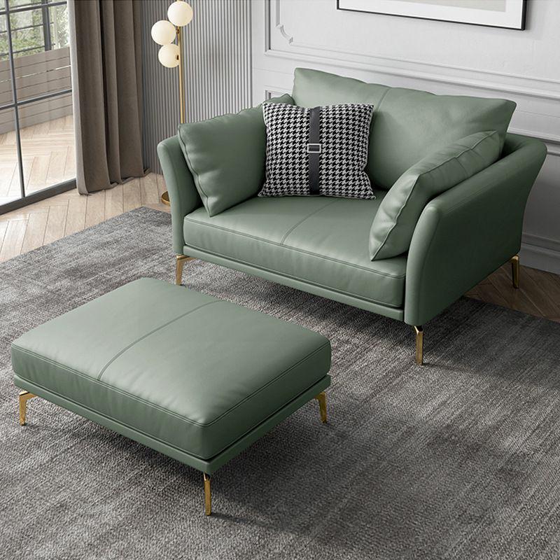 Living room green sofa combination