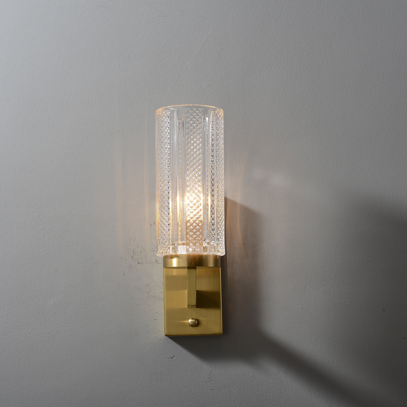 Transparent Glass Wall Sconce