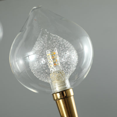 Black and gold modern chandelier