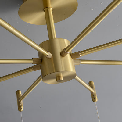 Fashion Modern Brass chandelier