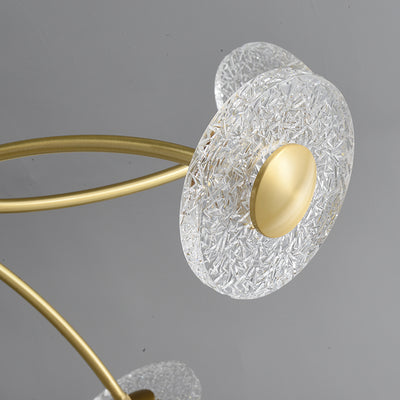 Creative disc chandelier