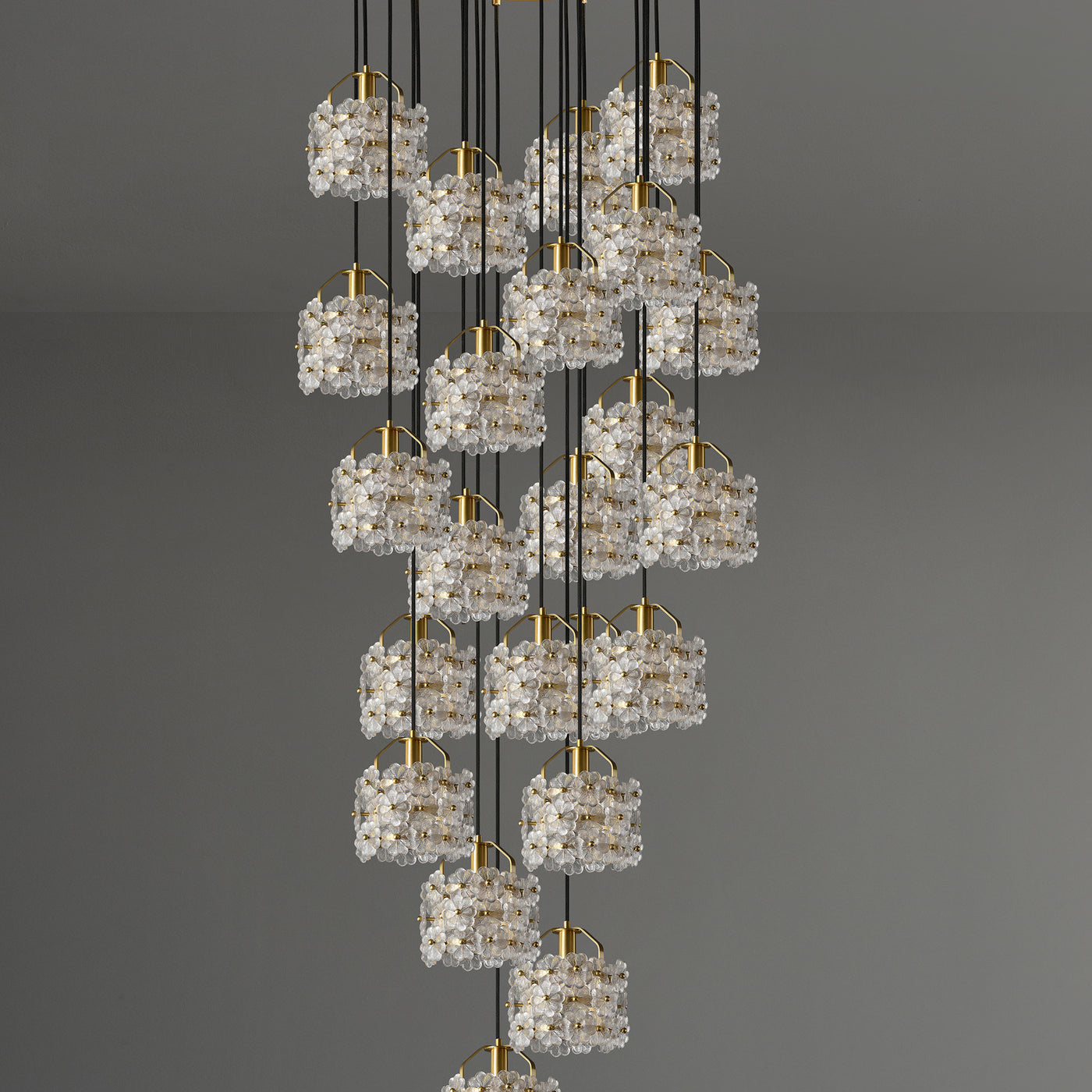 23 Lights Prosperous blooming chandelier
