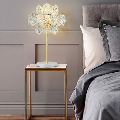 Postmodern transparent crystal lamp