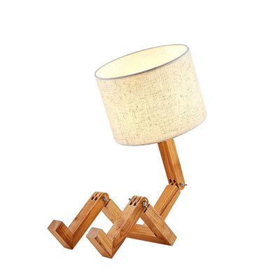 Modern solid wood night light