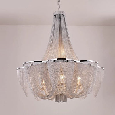 Aluminum Chain Chandelier
