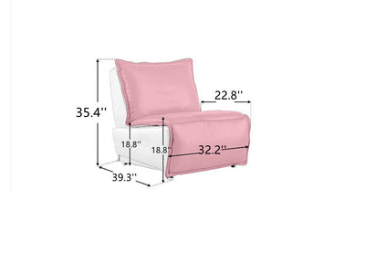 Swivel Manual Glider Recliner Cushioned Chair