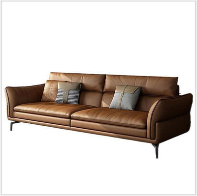 Leather top layer cowhide sofa living room couch sets