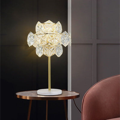 Postmodern transparent crystal lamp