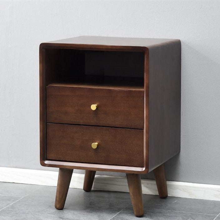 Solid wood bedside cabinet