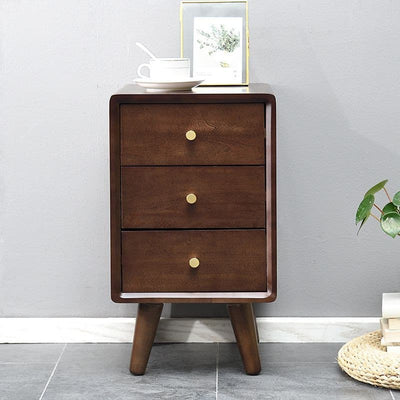 Solid wood bedside cabinet