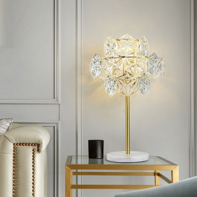 Postmodern transparent crystal lamp