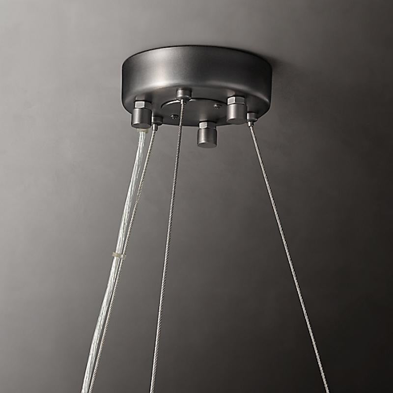 Crystal Halo Clear Chandelier