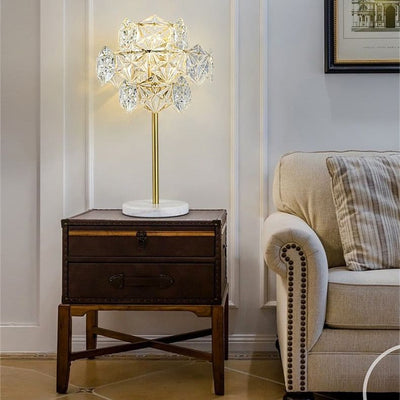 Postmodern transparent crystal lamp