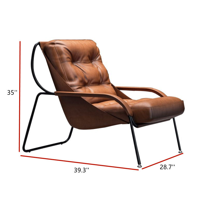 Modern Leather lounge chair – yhomebaby