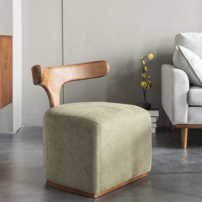 Fabric backrest leisure chair