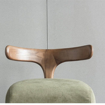 Fabric backrest leisure chair