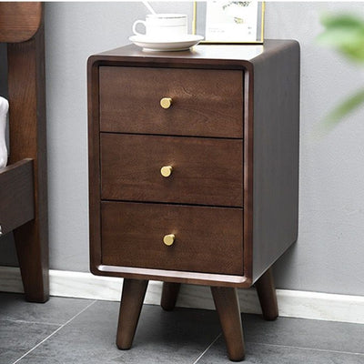 Solid wood bedside cabinet