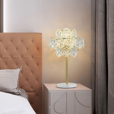 Postmodern transparent crystal lamp