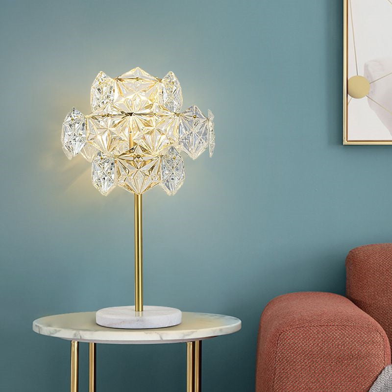 Postmodern transparent crystal lamp