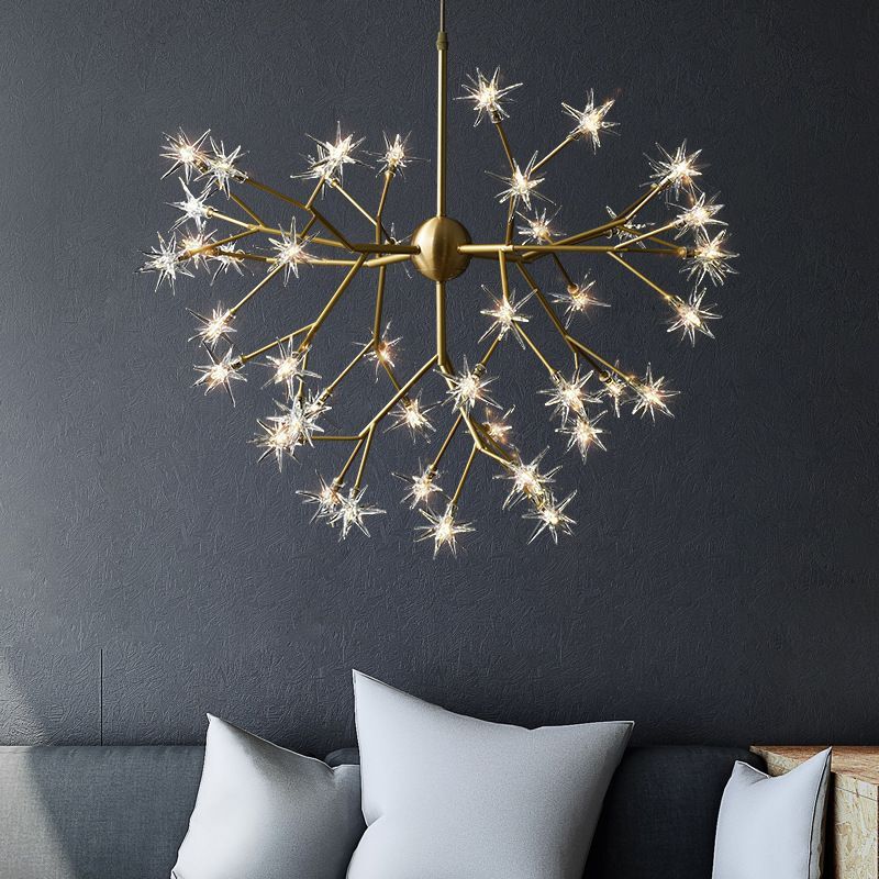 Light luxury meteor chandelier