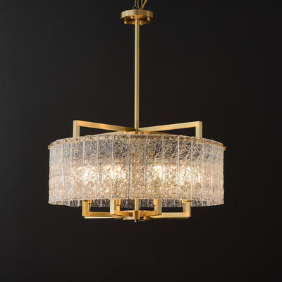 Blown Glass Round Chandelier