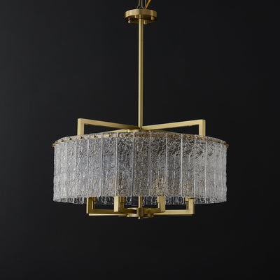 Blown Glass Round Chandelier