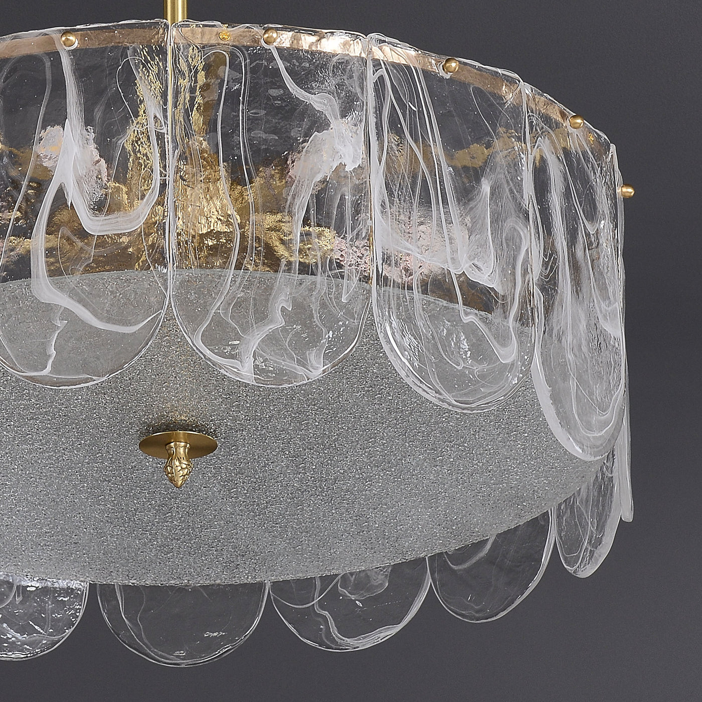 Transparent Glass Chandelier