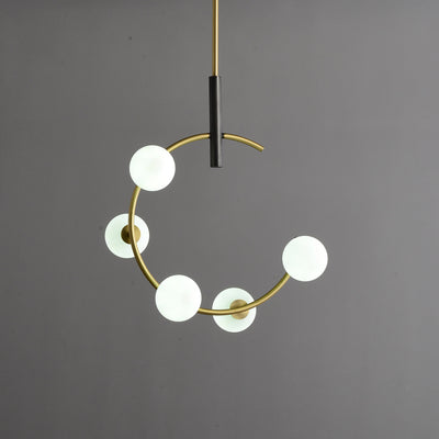 Moon Ball Chandelier