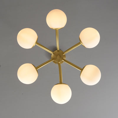 6-Lights Ball Chandelier