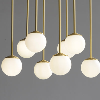 8-Lights Ball Chandelier